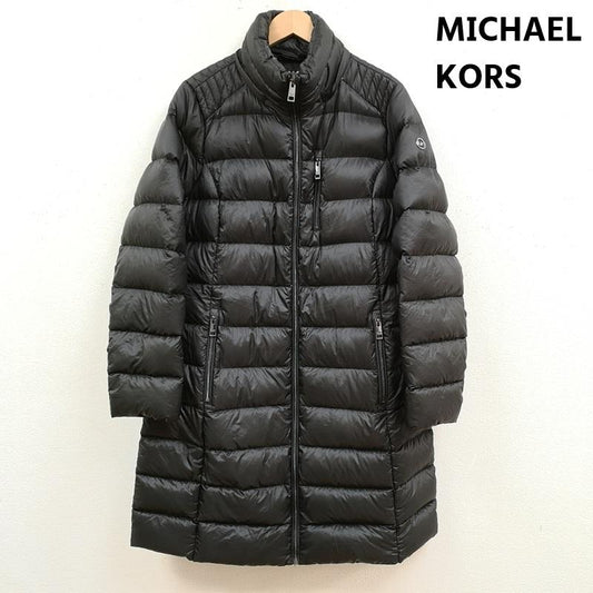 マイケルコース MICHAEL KORS コート ダウンコート キルティング ウルトラ ライト ロング ダウン コート 77B4908M82 L 黒 / ブラック / black レディース USED 古着 中古 50168752