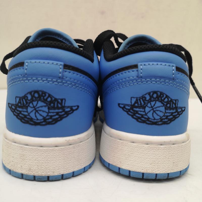 ナイキ NIKE スニーカー スニーカー JORDAN BRAND AIR JORDAN 1 LOW ローカット スニーカー 553560-041 22.5cm 水色 / ライトブルー / ボーイズ USED 古着 中古 50168768