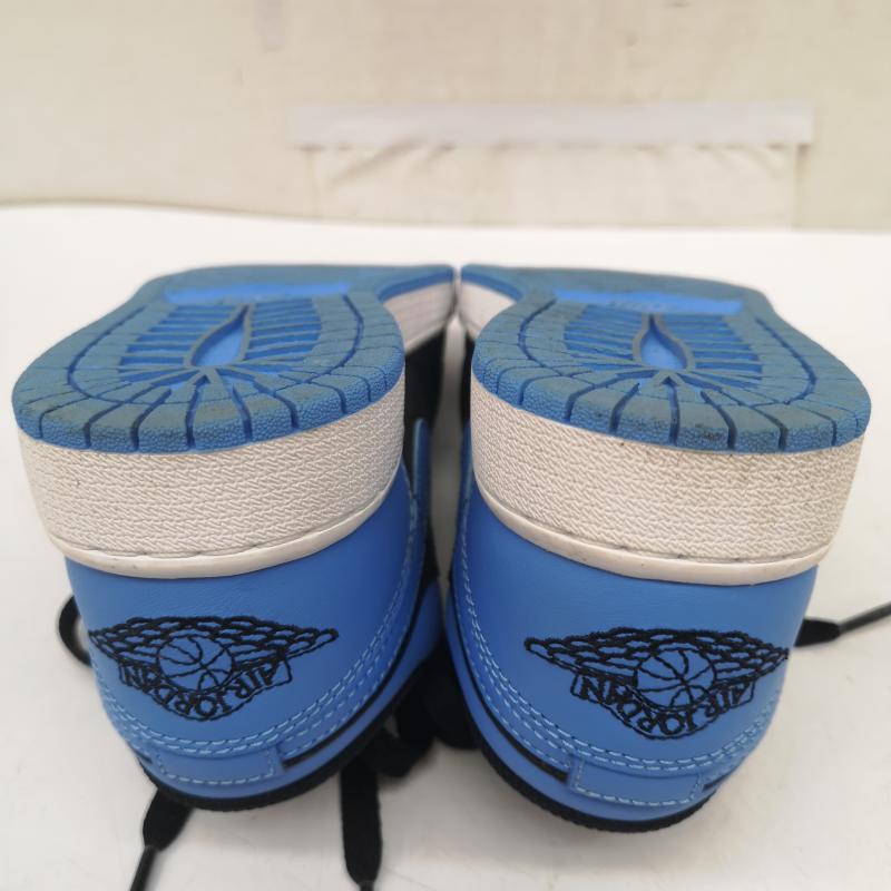ナイキ NIKE スニーカー スニーカー JORDAN BRAND AIR JORDAN 1 LOW ローカット スニーカー 553560-041 22.5cm 水色 / ライトブルー / ボーイズ USED 古着 中古 50168768