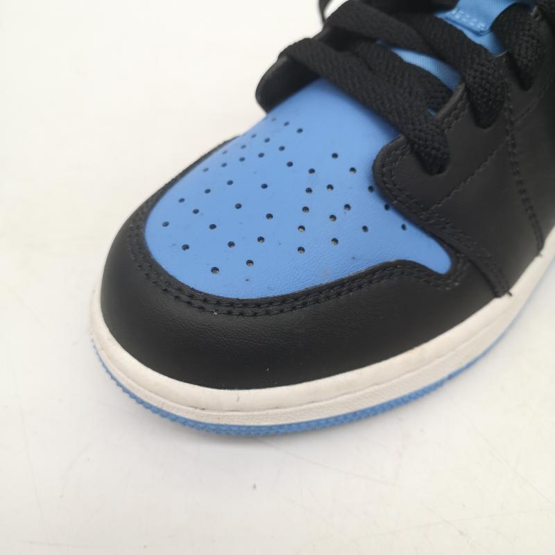 ナイキ NIKE スニーカー スニーカー JORDAN BRAND AIR JORDAN 1 LOW ローカット スニーカー 553560-041 22.5cm 水色 / ライトブルー / ボーイズ USED 古着 中古 50168768