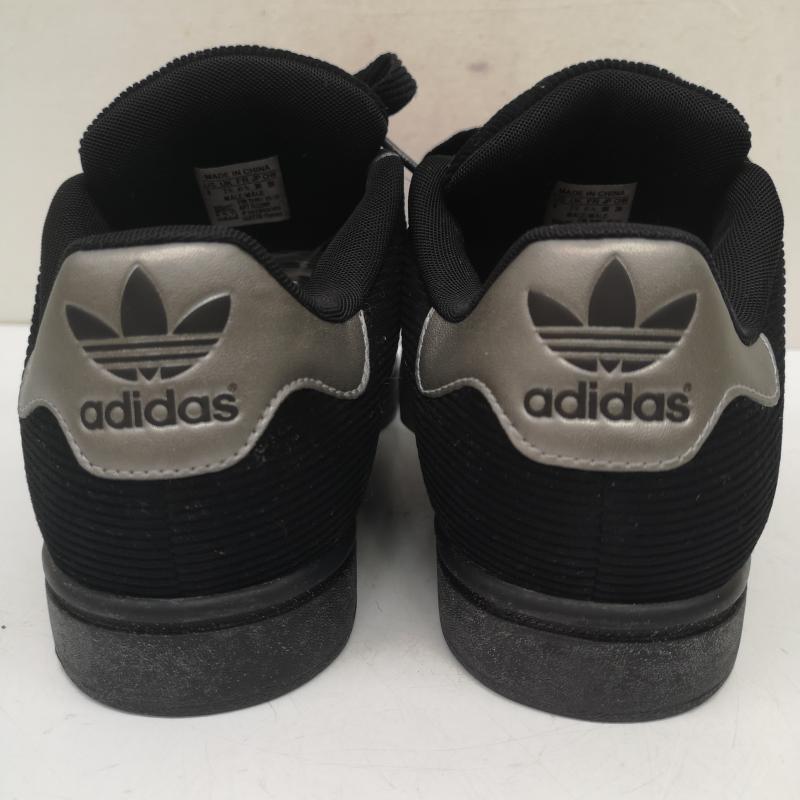 アディダス adidas スニーカー スニーカー Bankment Evolution ロゴ コーデュロイ スニーカー 26.0cm 黒 / ブラック / black メンズ USED 古着 中古 50168770