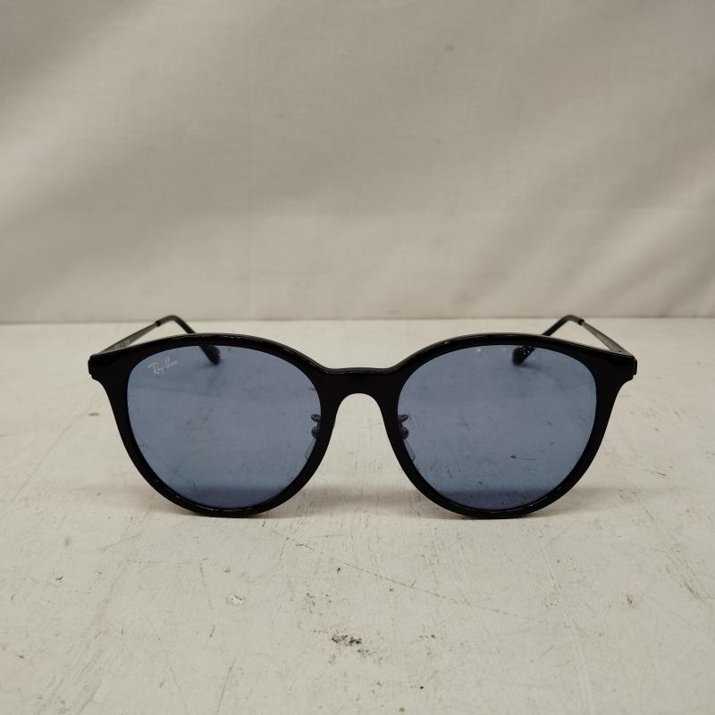 レイバン Ray-Ban めがね・サングラス サングラス RB4334D ローブリッジ アジアン フィット ポリッシュ ブラック ブルー レンズ - 黒 / ブラック / black X 青 / ブルー / blue メンズ USED 古着 中古 50168773