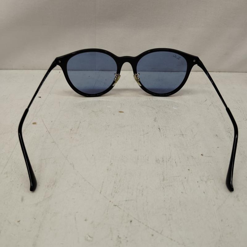 レイバン Ray-Ban めがね・サングラス サングラス RB4334D ローブリッジ アジアン フィット ポリッシュ ブラック ブルー レンズ - 黒 / ブラック / black X 青 / ブルー / blue メンズ USED 古着 中古 50168773