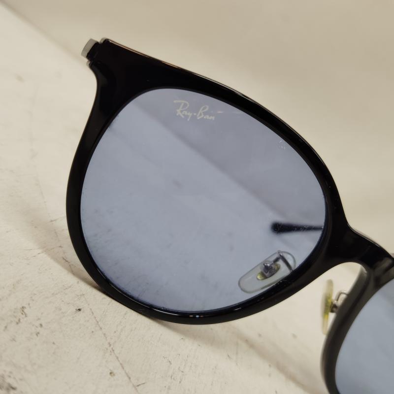 レイバン Ray-Ban めがね・サングラス サングラス RB4334D ローブリッジ アジアン フィット ポリッシュ ブラック ブルー レンズ - 黒 / ブラック / black X 青 / ブルー / blue メンズ USED 古着 中古 50168773