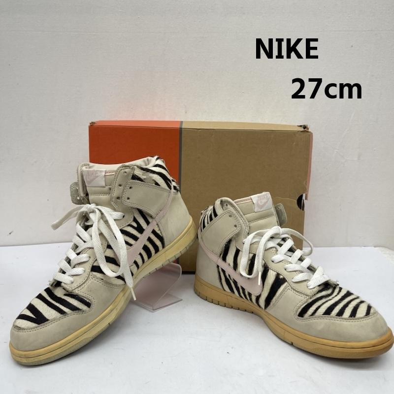 ナイキ NIKE スニーカー スニーカー NIKE WMNS DUNK HIGH Birch/Pink Ice-White ハイカット スニーカー 27.0cm 桃 / ピンク / pink メンズ USED 古着 中古 50168780