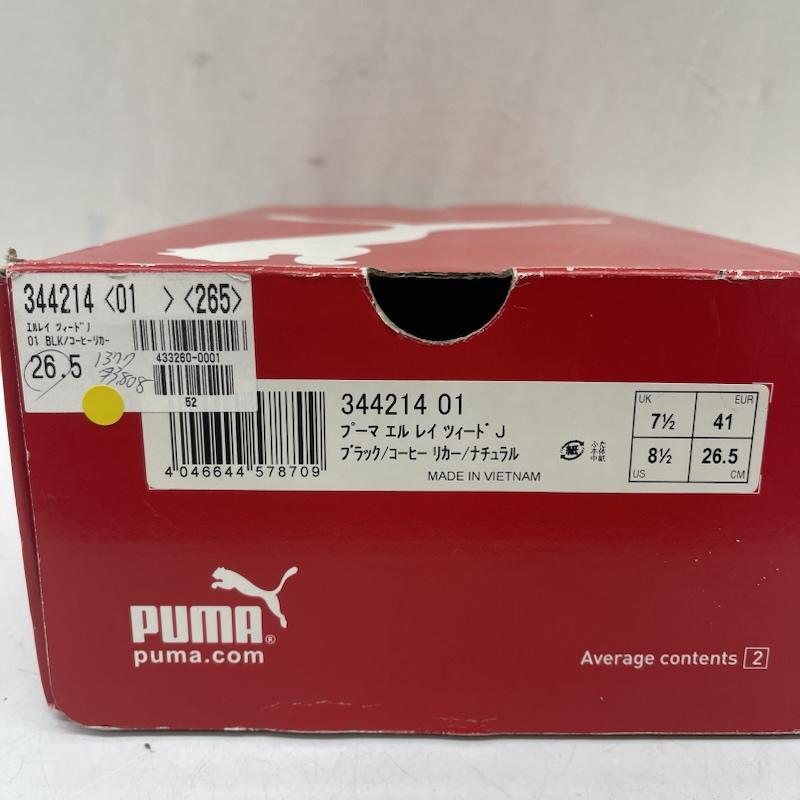 プーマ PUMA スリッポン スリッポン Men s El Rey Sneaker スリッポン スニーカー 344214 01 26.5cm 茶 / ブラウン / brown メンズ USED 古着 中古 50168781