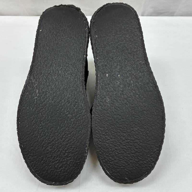 ヨウジヤマモトプールオム Yohji Yamamoto POUR HOMME ブーツ ショートブーツ 24AW プラットフォーム シューズ HO-E03-060-1-04 コットン キャンバス カウレザー ラバーソール 27.0cm メンズ USED 古着 中古 50168782
