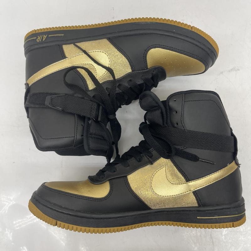 ナイキ NIKE スニーカー スニーカー WMNS AIR FEATHER HIGH ハイカット スニーカー 407904-003 25.5cm 金 / ゴールド / gold color レディース USED 古着 中古 50168783