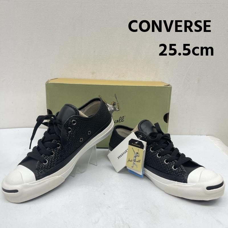 コンバース CONVERSE スニーカー スニーカー JACK PURCELL イントレチャート ローカット スニーカー 25.5cm 黒 / ブラック / black メンズ USED 古着 中古 50168785