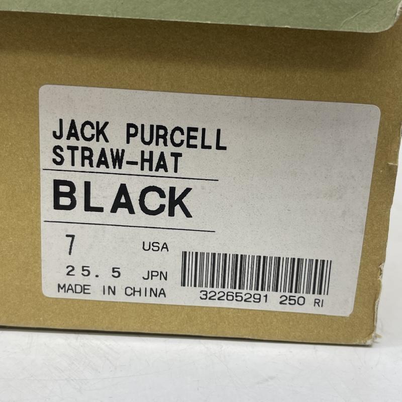 コンバース CONVERSE スニーカー スニーカー JACK PURCELL イントレチャート ローカット スニーカー 25.5cm 黒 / ブラック / black メンズ USED 古着 中古 50168785