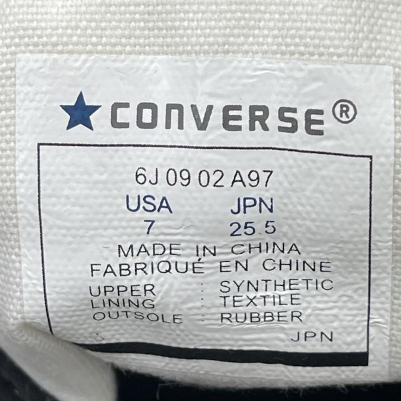 コンバース CONVERSE スニーカー スニーカー JACK PURCELL イントレチャート ローカット スニーカー 25.5cm 黒 / ブラック / black メンズ USED 古着 中古 50168785