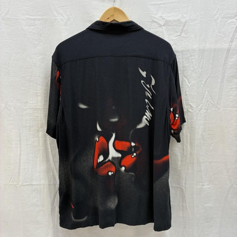シュプリーム Supreme シャツ、ブラウス 半袖 20AW BLOW BACK RAYON S/S SHIRT リップ グラフィック アート オープンカラー レーヨン シャツ M メンズ USED 古着 中古 50168786