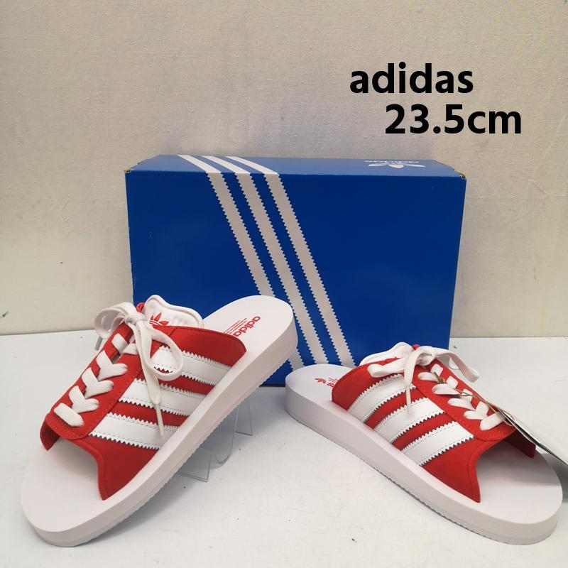 アディダス adidas サンダル サンダル GAZELLE BEACH SLIDES スニーカー サンダル JQ7424 23.5cm 赤 / レッド / red レディース USED 古着 中古 50168789