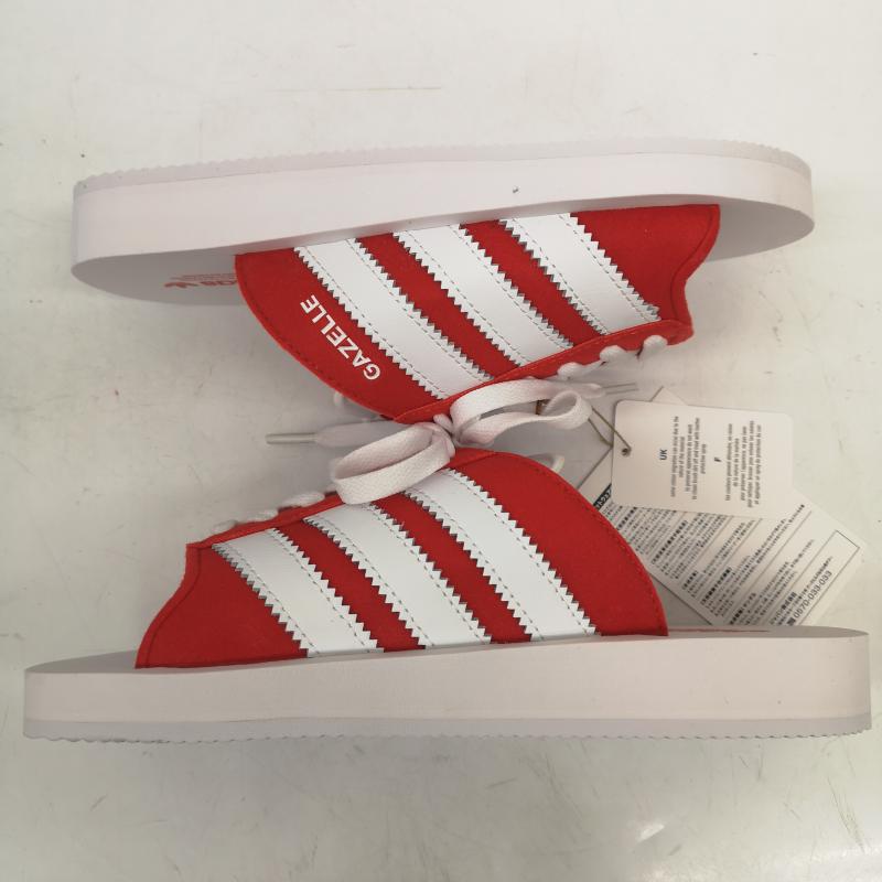 アディダス adidas サンダル サンダル GAZELLE BEACH SLIDES スニーカー サンダル JQ7424 23.5cm 赤 / レッド / red レディース USED 古着 中古 50168789