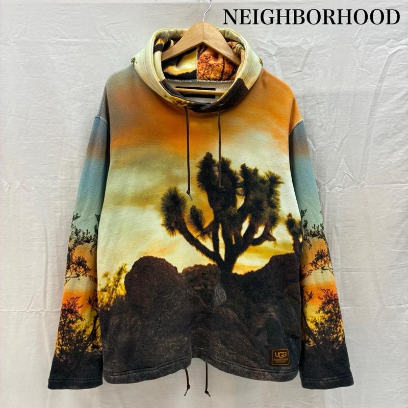 ネイバーフッド NEIGHBORHOOD パーカー 長袖 19AW UGG NHUG C-HOODED LS カリフォルニア ジョシュアツリー プリント パーカー L メンズ USED 古着 中古 50168790