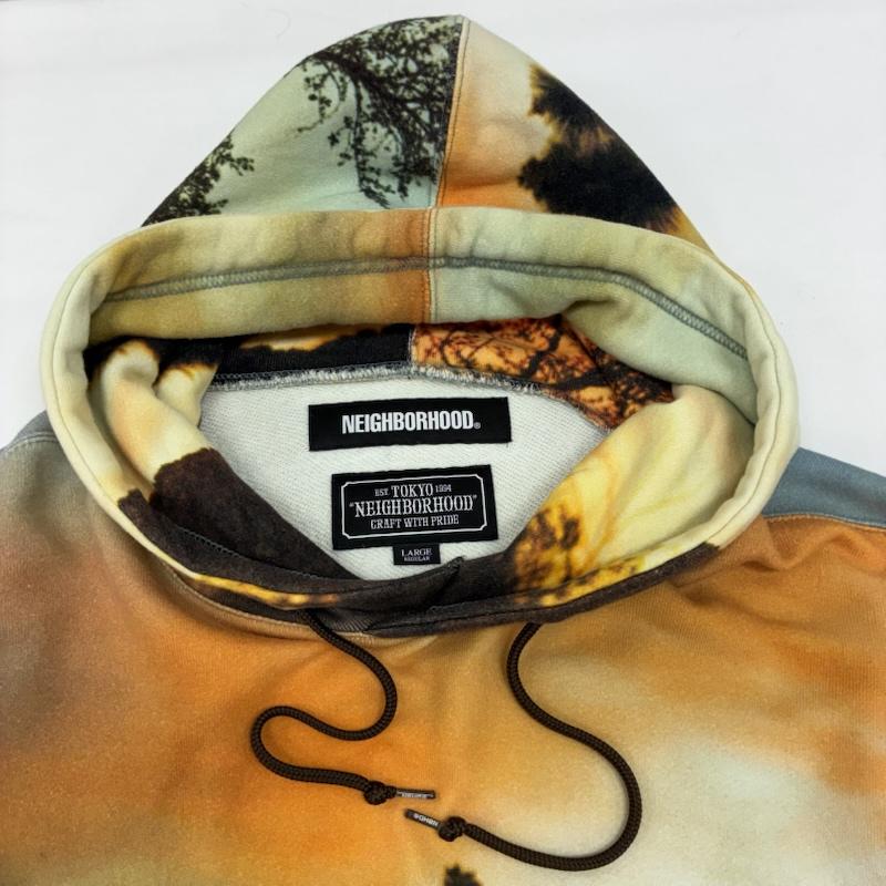ネイバーフッド NEIGHBORHOOD パーカー 長袖 19AW UGG NHUG C-HOODED LS カリフォルニア ジョシュアツリー プリント パーカー L メンズ USED 古着 中古 50168790