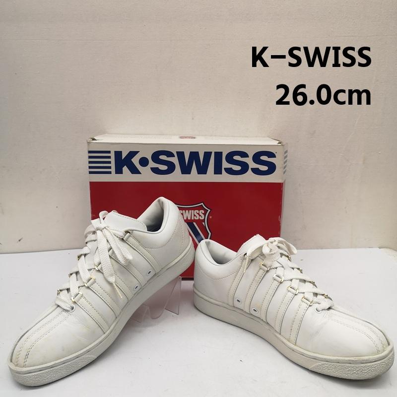 ケースイス K-SWISS スニーカー スニーカー The Classic オール ホワイト モデル ローカット スニーカー 26.0cm 白 / ホワイト / white メンズ USED 古着 中古 50168791