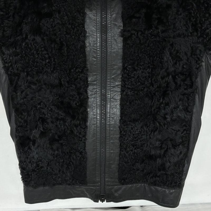 ヴィンテージ VINTAGE ジャケット、上着 レザージャケット クマジャン レザー ボア ファー グリズリー ジャケット L メンズ USED 古着 中古 50168793