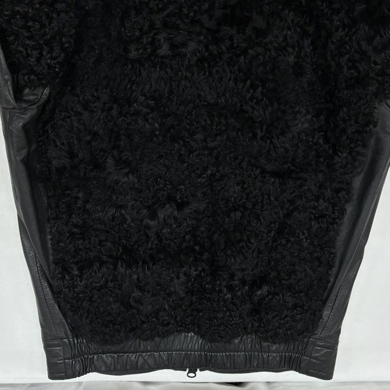 ヴィンテージ VINTAGE ジャケット、上着 レザージャケット クマジャン レザー ボア ファー グリズリー ジャケット L メンズ USED 古着 中古 50168793