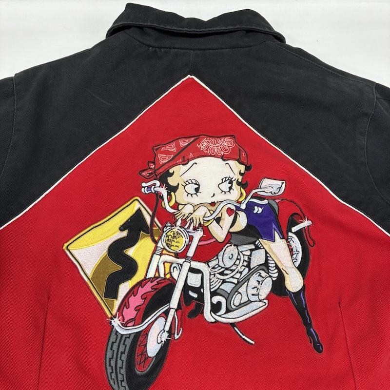 ジェーエイチデザイン J.H.DESIGN ジャケット、上着 ジャンパー、ブルゾン 00s BETTY BOOP ベティ・ブープ レーシング ジャケット L レディース USED 古着 中古 50168794