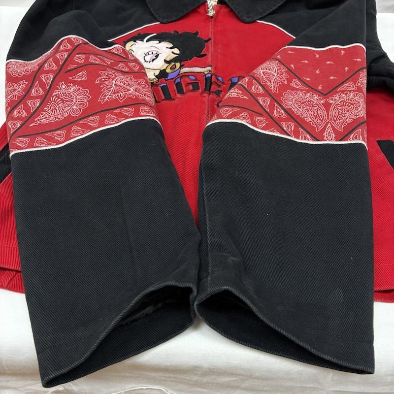 ジェーエイチデザイン J.H.DESIGN ジャケット、上着 ジャンパー、ブルゾン 00s BETTY BOOP ベティ・ブープ レーシング ジャケット L レディース USED 古着 中古 50168794