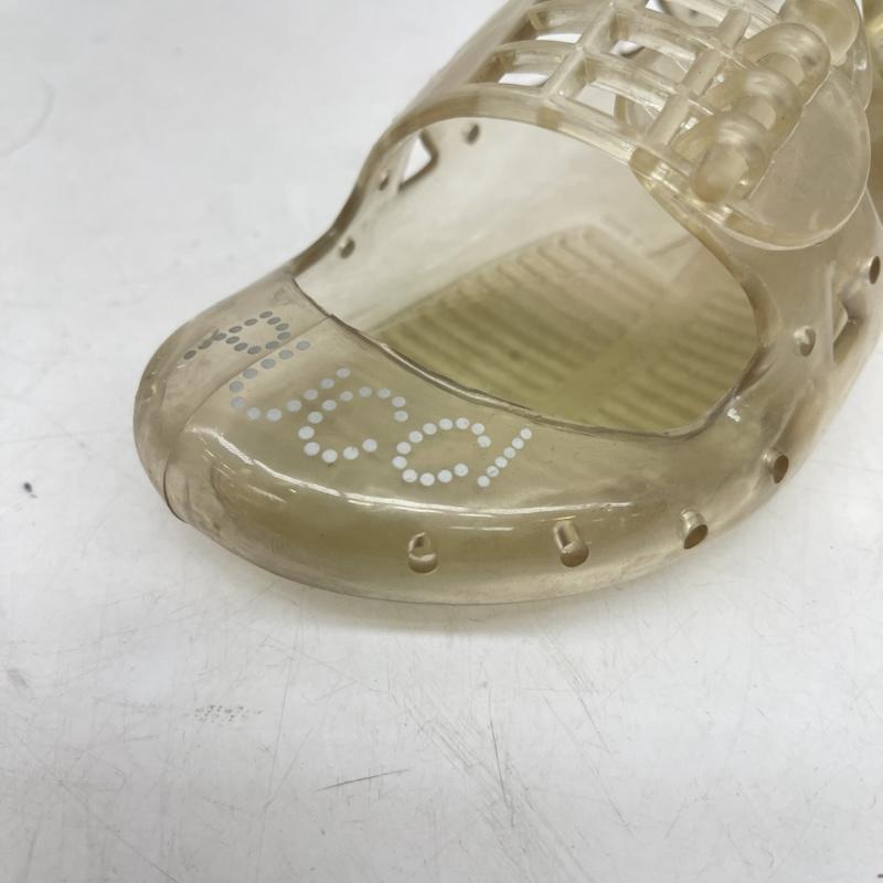 エミリオプッチ EMILIO PUCCI サンダル サンダル ヴィンテージ ラバークリア サンダル PLASTIC TRASPARENT 743165 25.0cm オフホワイト / オフホワイト / レディース USED 古着 中古 50168795