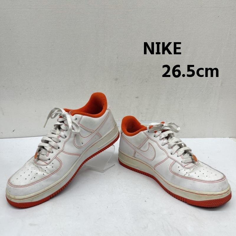 ナイキ NIKE スニーカー スニーカー Nike Air Force 1  07 LV8 EMB Rucker Park ローカット スニーカー 26.5cm 白 / ホワイト / white メンズ USED 古着 中古 50168797