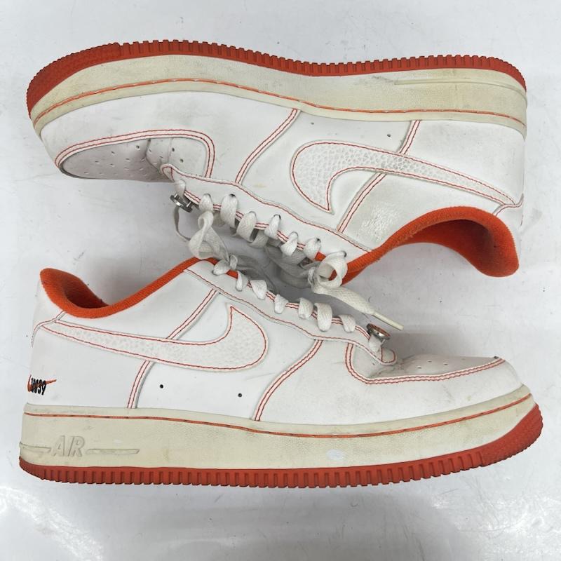 ナイキ NIKE スニーカー スニーカー Nike Air Force 1  07 LV8 EMB Rucker Park ローカット スニーカー 26.5cm 白 / ホワイト / white メンズ USED 古着 中古 50168797