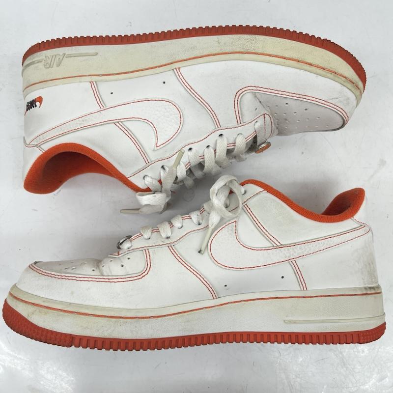 ナイキ NIKE スニーカー スニーカー Nike Air Force 1  07 LV8 EMB Rucker Park ローカット スニーカー 26.5cm 白 / ホワイト / white メンズ USED 古着 中古 50168797