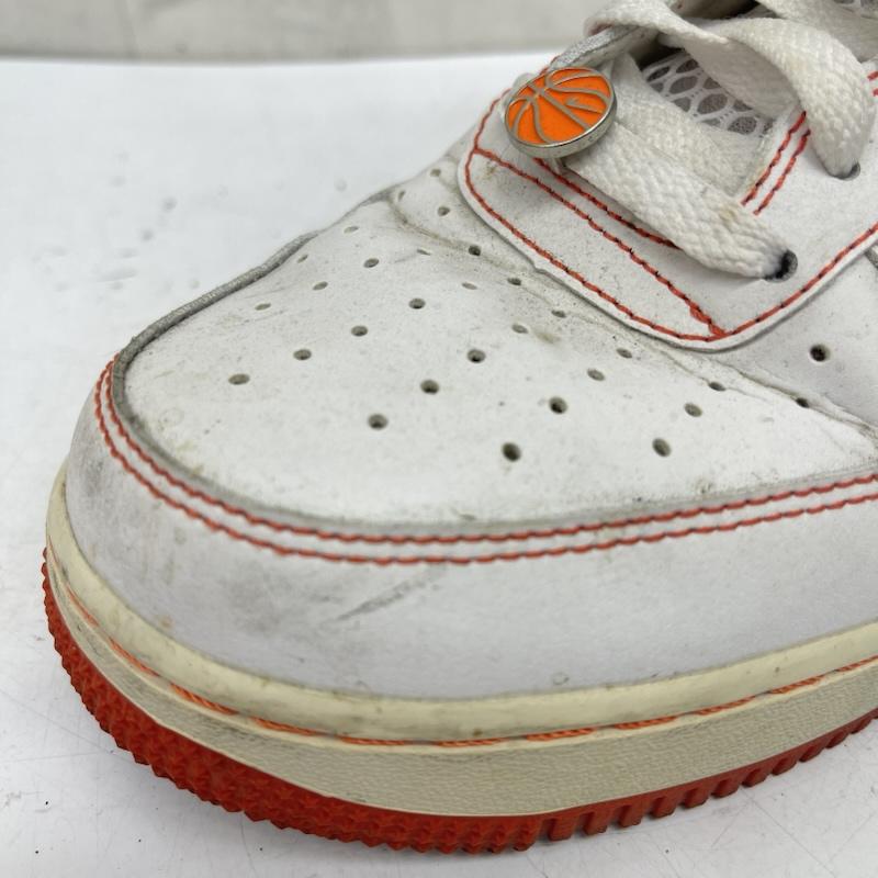 ナイキ NIKE スニーカー スニーカー Nike Air Force 1  07 LV8 EMB Rucker Park ローカット スニーカー 26.5cm 白 / ホワイト / white メンズ USED 古着 中古 50168797