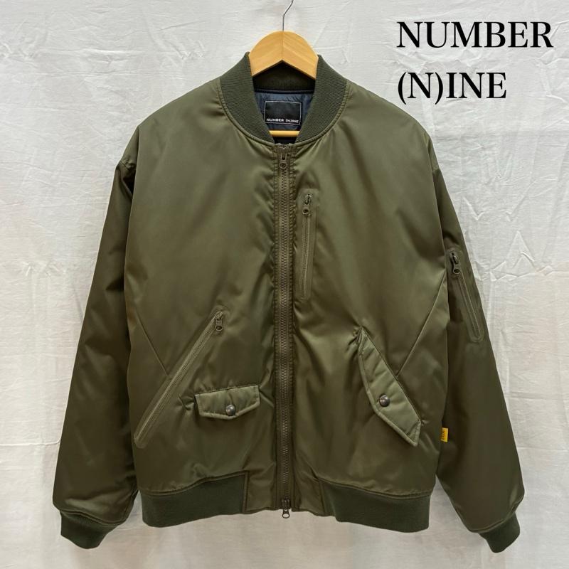 ナンバーナイン NUMBER (N)INE ジャケット、上着 フライトジャケット 21AW PRINTED ASYMMETRIC POCKET MA-1 アシンメトリック ポケット フライト ジャケット 3 メンズ USED 古着 中古 50168798