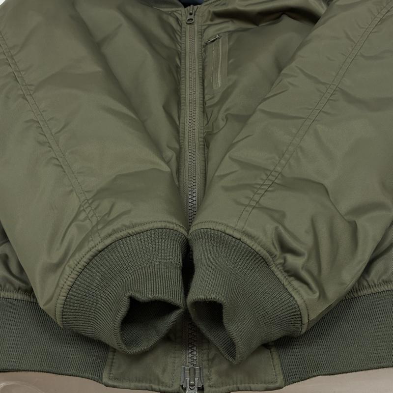 ナンバーナイン NUMBER (N)INE ジャケット、上着 フライトジャケット 21AW PRINTED ASYMMETRIC POCKET MA-1 アシンメトリック ポケット フライト ジャケット 3 メンズ USED 古着 中古 50168798