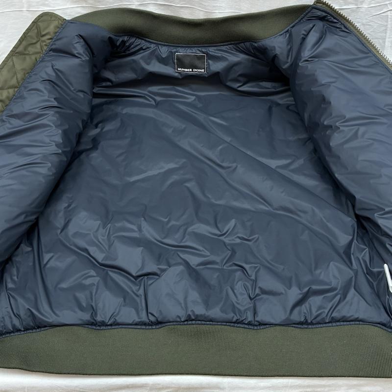 ナンバーナイン NUMBER (N)INE ジャケット、上着 フライトジャケット 21AW PRINTED ASYMMETRIC POCKET MA-1 アシンメトリック ポケット フライト ジャケット 3 メンズ USED 古着 中古 50168798