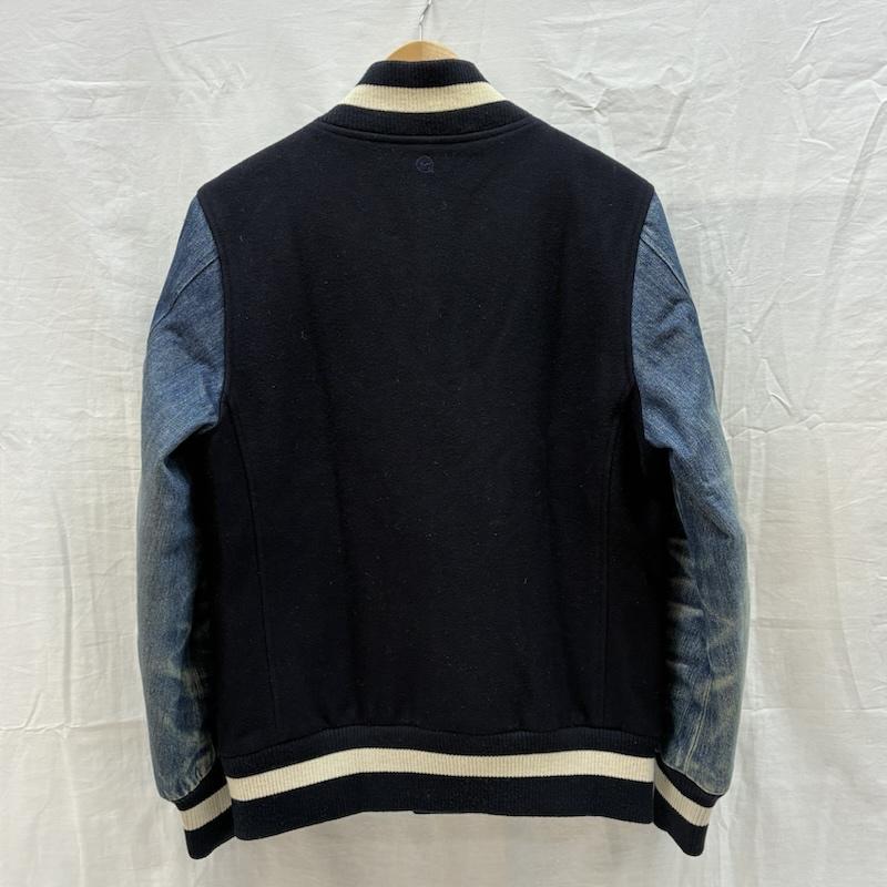 デニムバイヴァンキッシュフラグメント DENIM BY VANQUISH & FRAGMENT ジャケット、上着 ジャンパー、ブルゾン ウール リブライン 中綿 キルティング デニム スリーブ スタジャン M メンズ USED 古着 中古 50168801