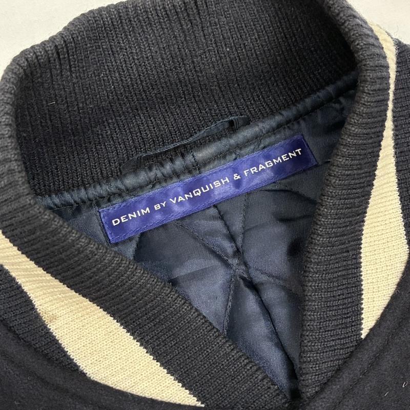 デニムバイヴァンキッシュフラグメント DENIM BY VANQUISH & FRAGMENT ジャケット、上着 ジャンパー、ブルゾン ウール リブライン 中綿 キルティング デニム スリーブ スタジャン M メンズ USED 古着 中古 50168801