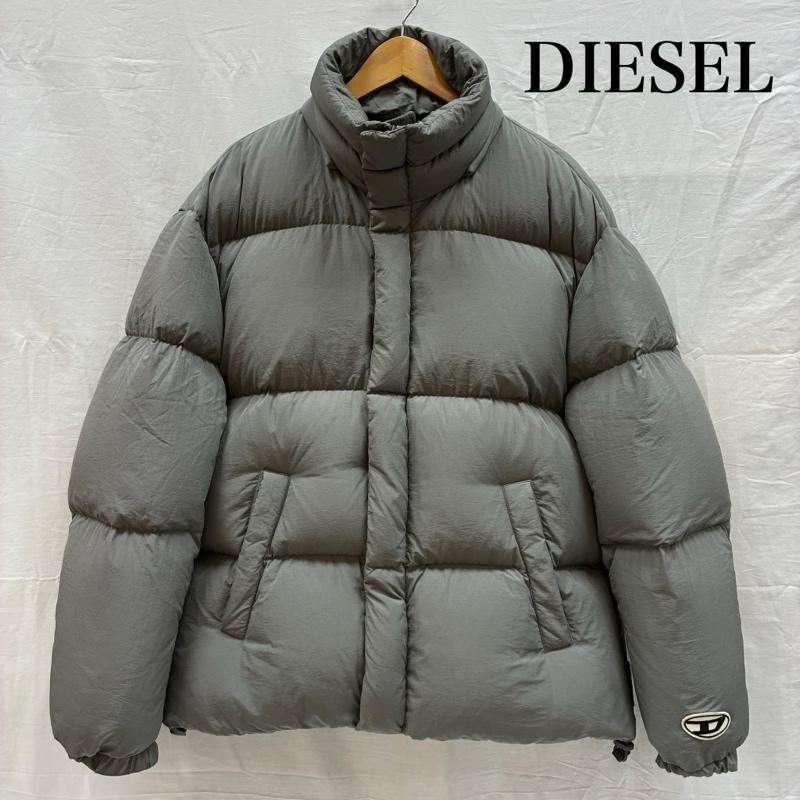 ディーゼル DIESEL ジャケット、上着 ダウンジャケット W-ROLF-NW JACKET オーバル ロゴ ワッペン スタンドカラー ダウン ジャケット M メンズ USED 古着 中古 50168802