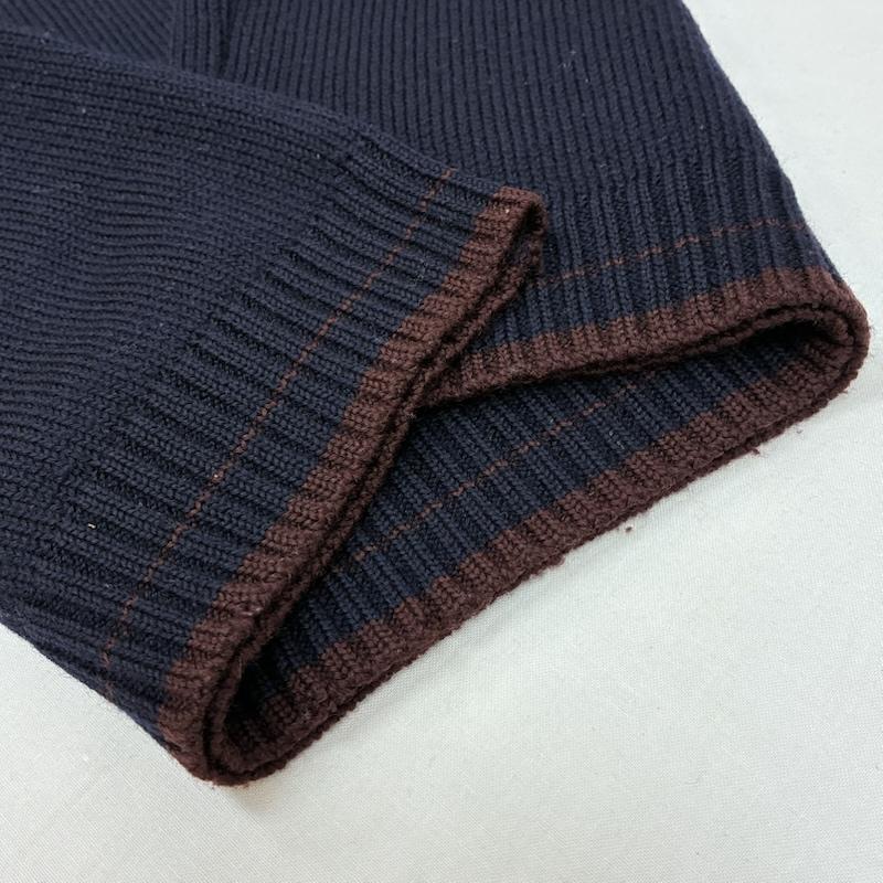 ワイズフォーメン Y s for men ニット、セーター 長袖 90s OLD ARCHIVE 茶タグ 袖 切替 リブライン ハイネック ニット セーター - メンズ USED 古着 中古 50168804