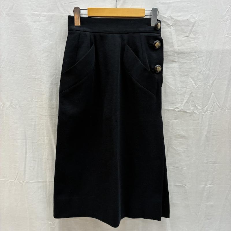 イヴサンローラン Yves Saint Laurent スーツ スーツ rive gauche 90s OLD ARICHIVE 斜め配置 金ボタン ジャケット 36 スカート 34 セットアップ スーツ - レディース USED 古着 中古 50168806