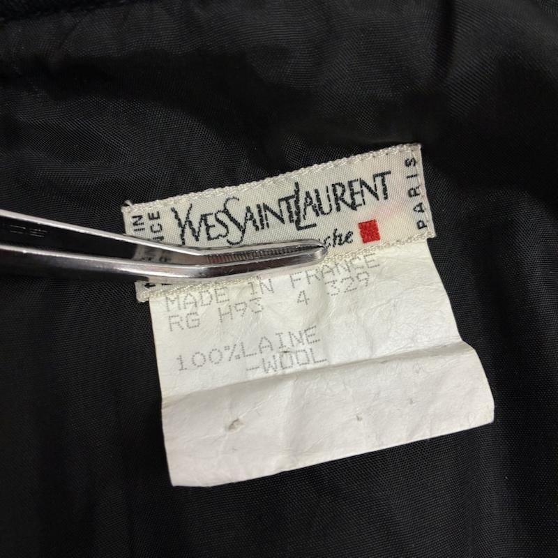 イヴサンローラン Yves Saint Laurent スーツ スーツ rive gauche 90s OLD ARICHIVE 斜め配置 金ボタン ジャケット 36 スカート 34 セットアップ スーツ - レディース USED 古着 中古 50168806