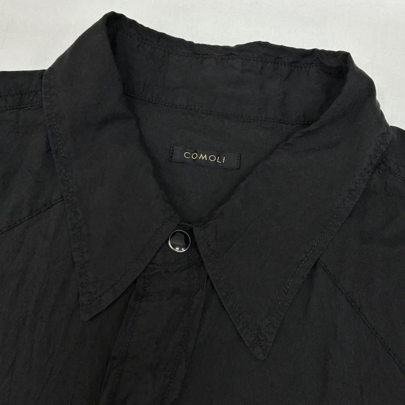 コモリ COMOLI シャツ、ブラウス 長袖 26ss シルク 製品染 ウエスタン シャツ D01-02006 3 メンズ USED 古着 中古 50168812
