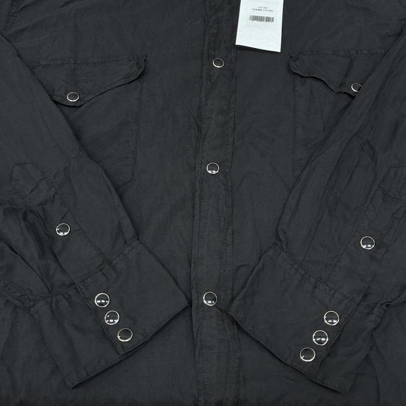 コモリ COMOLI シャツ、ブラウス 長袖 26ss シルク 製品染 ウエスタン シャツ D01-02006 3 メンズ USED 古着 中古 50168812