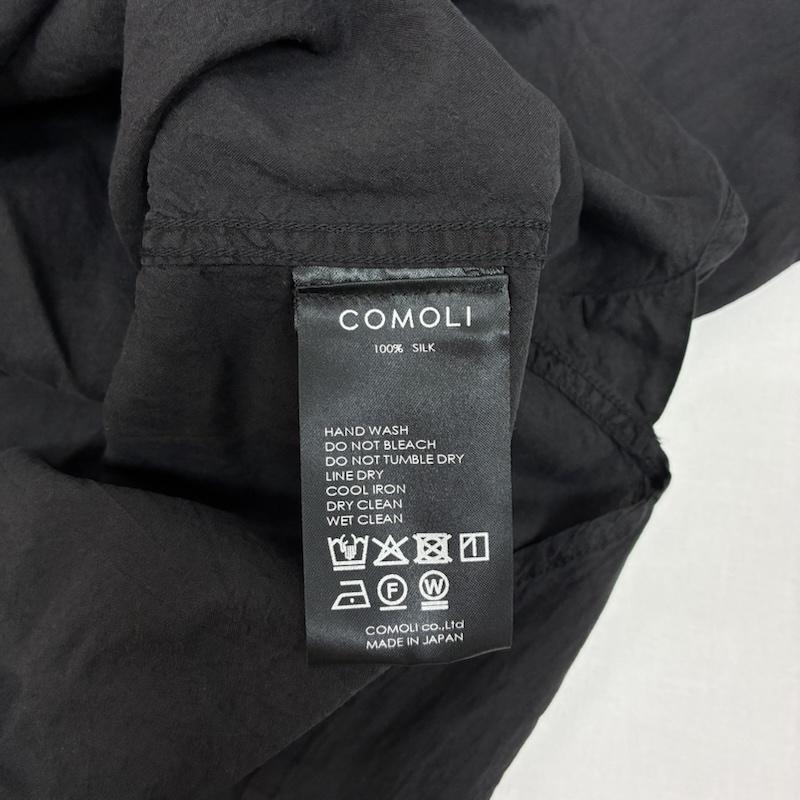 コモリ COMOLI シャツ、ブラウス 長袖 26ss シルク 製品染 ウエスタン シャツ D01-02006 3 メンズ USED 古着 中古 50168812