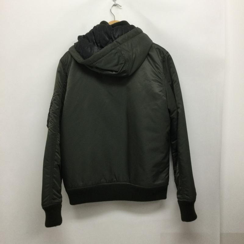 アルファ インダストリー Alpha Industries ジャケット、上着 フライトジャケット ALPHA アルファ フーデッドリブジャケット TA1330-076 ミリタリー L 無地 カーキ / カーキ / khaki メンズ USED 古着 中古 50168813