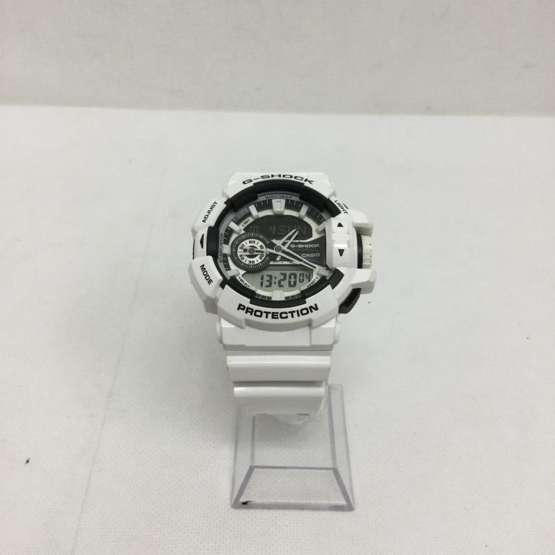 ジーショック G-SHOCK 腕時計 デジタル CASIO カシオ G-SHOCK Gショック Hyper Colors ハイパーカラーズ ビッグケース GA-400 - 白 / ホワイト / white メンズ USED 古着 中古 50168815