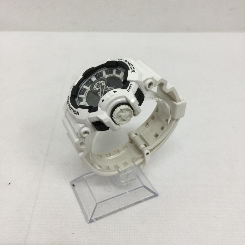 ジーショック G-SHOCK 腕時計 デジタル CASIO カシオ G-SHOCK Gショック Hyper Colors ハイパーカラーズ ビッグケース GA-400 - 白 / ホワイト / white メンズ USED 古着 中古 50168815