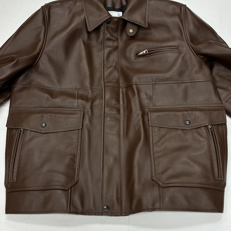 サカイ Sacai ジャケット、上着 レザージャケット 26ss Leather Blouson 26-03905M カウハイド レザー ジャケット ブルゾン 3 メンズ USED 古着 中古 50168816