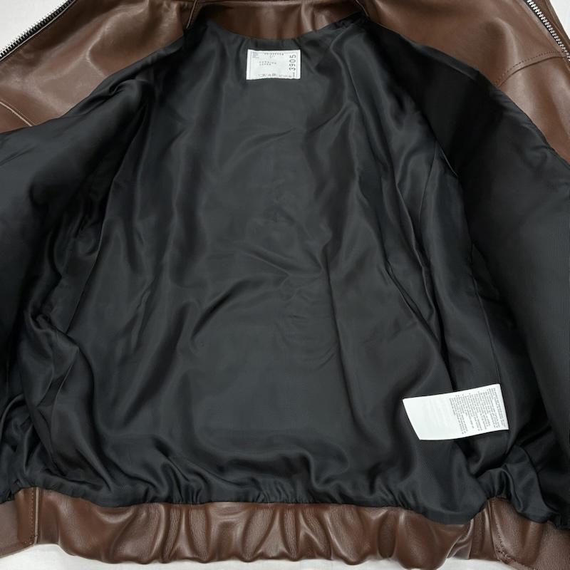 サカイ Sacai ジャケット、上着 レザージャケット 26ss Leather Blouson 26-03905M カウハイド レザー ジャケット ブルゾン 3 メンズ USED 古着 中古 50168816