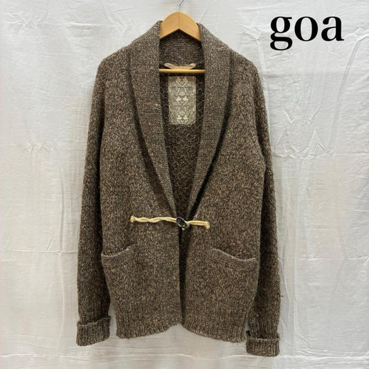 ゴア goa カーディガン 長袖 Life Nature Respect ショールカラー トグル ボタン カーディガン 31352006 アーカイブ FREE レディース USED 古着 中古 50168817