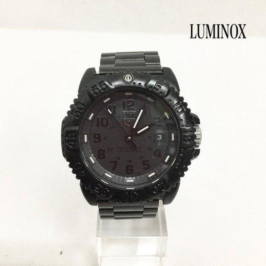 ルミノックス LUMINOX 腕時計 アナログ（クォーツ式） luminox PC/CARBON CASE 3050/3950 メンズ　腕時計 - 黒 / ブラック / black メンズ USED 古着 中古 50168818