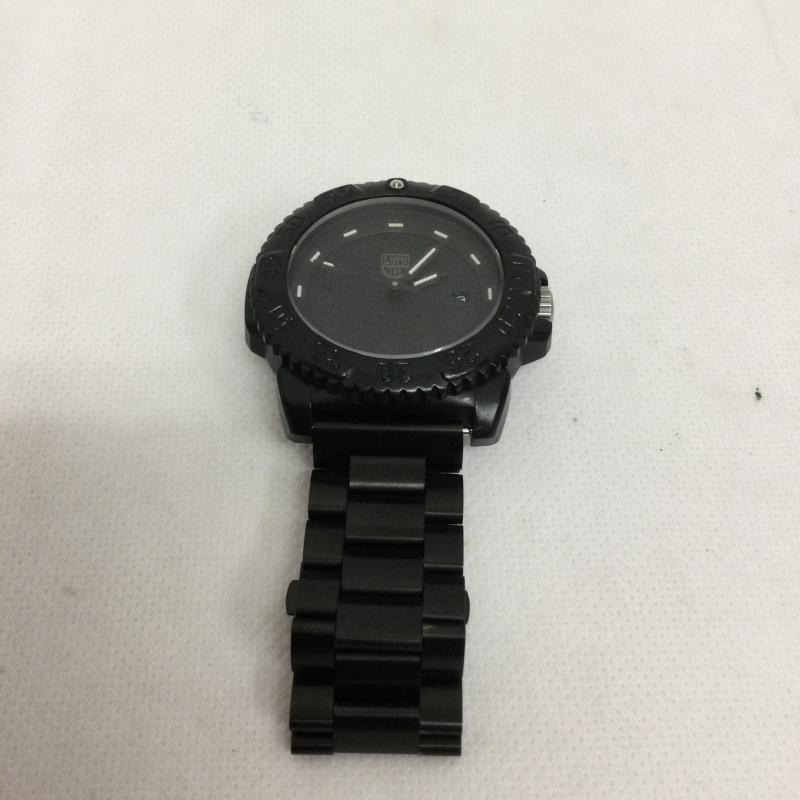 ルミノックス LUMINOX 腕時計 アナログ（クォーツ式） luminox PC/CARBON CASE 3050/3950 メンズ　腕時計 - 黒 / ブラック / black メンズ USED 古着 中古 50168818